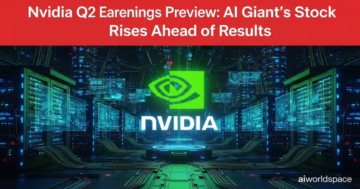 Nvidia के शेयरों में बढ़त: Q2 नतीजों से पहले बाजार की नजरें टिकीं