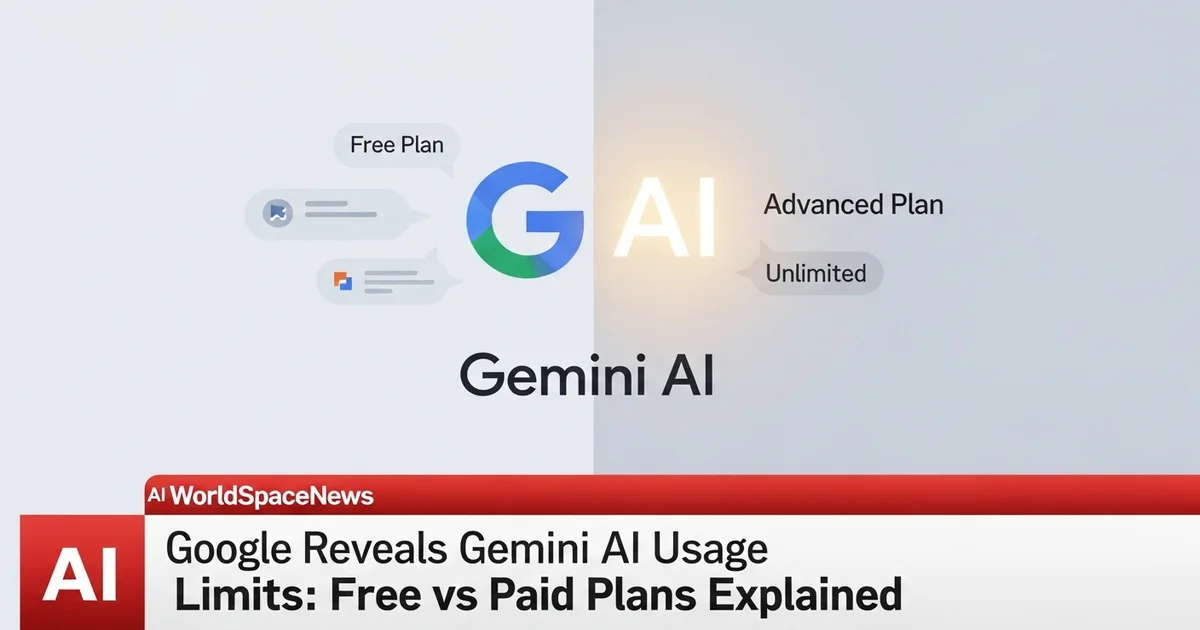 Google Gemini AI फ्री और पेड वर्शन में मिलने वाली लिमिट