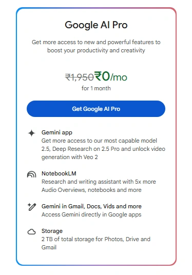 Google के AI Pro और Ultra प्लान्स की कीमत और फीचर्स भारत में