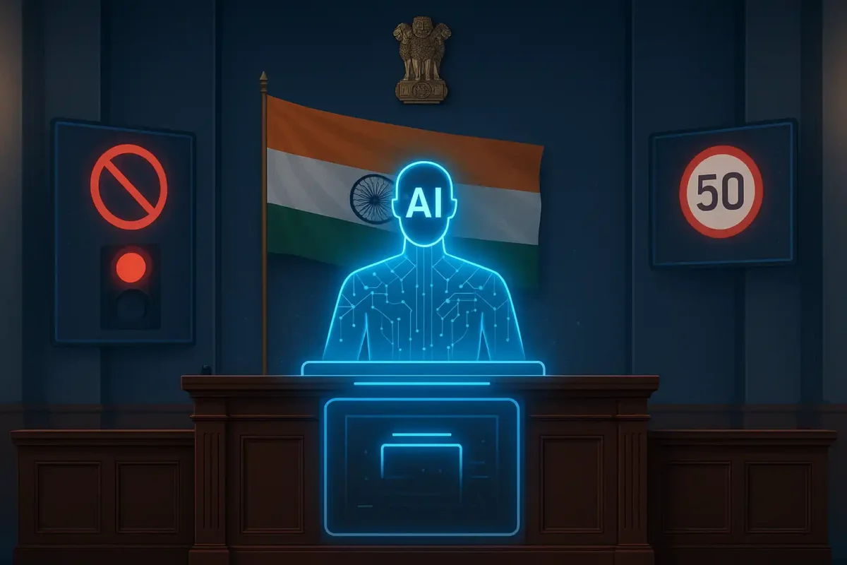India’s First AI Judge to Begin Hearing Traffic Cases in Delhi