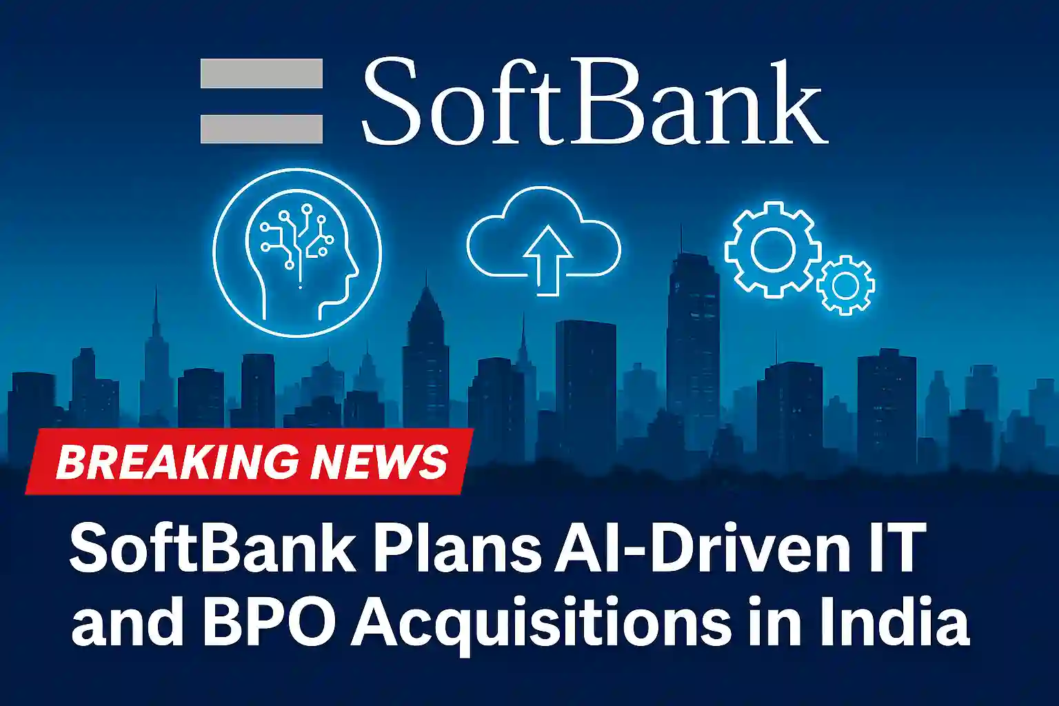 SoftBank Eyes AI-First IT and BPO Acquisitions in India