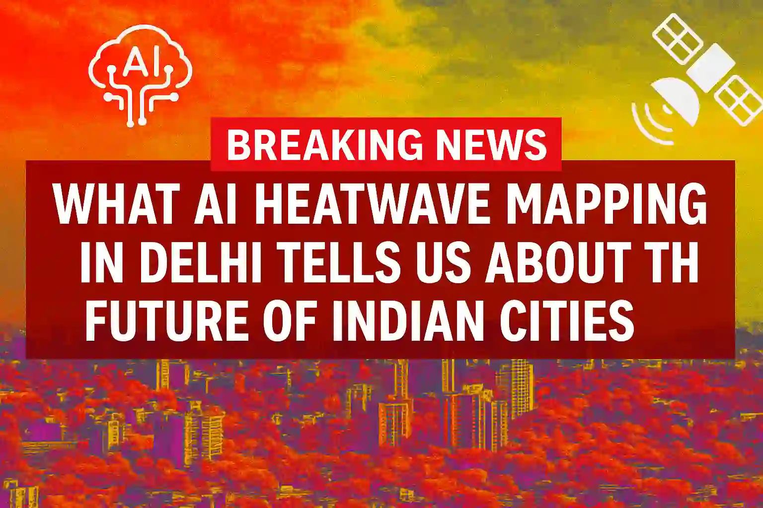 AI Heatwave Mapping in Delhi: Satellites Reveal Building-Level Hotspots