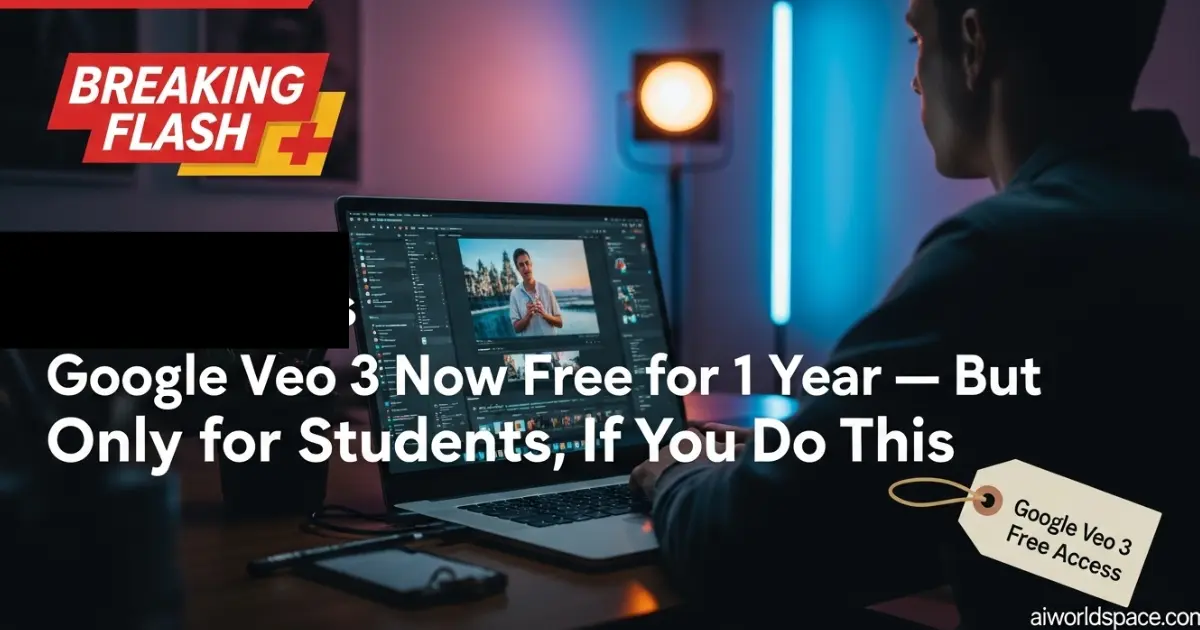 Google Veo 3 Now Free for 1 Year