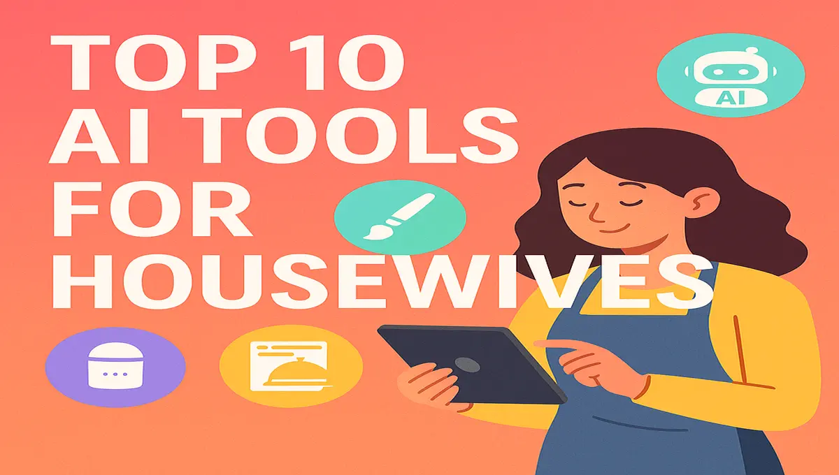 Top 10 AI Tools For Housewives