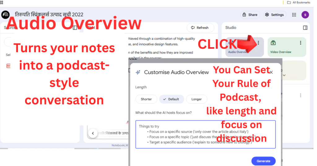 Learn How to Use Google NotebookLM – Summarise PDFs & Create Mind Maps with AI-Powered Tools for Students and Professionals