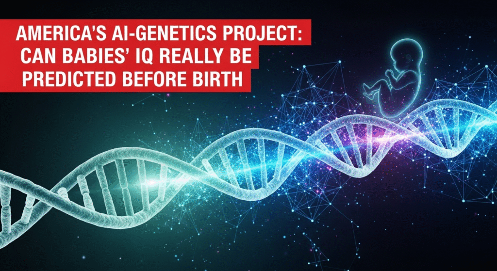 U.S. scientists are working on AI-based genetic research to predict a baby’s intelligence before birth. Is this a breakthrough in child development or a step towards designer babies?