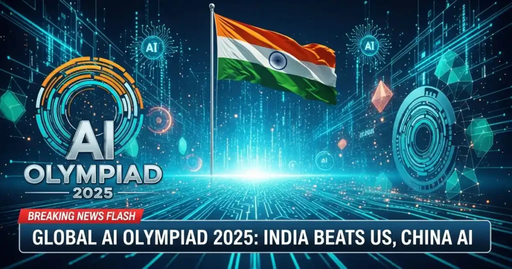 AI Olympiad 2025 India Surpasses US and China in AI Olympiad