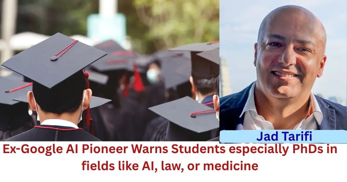 Ex-Google AI Pioneer Warns Students