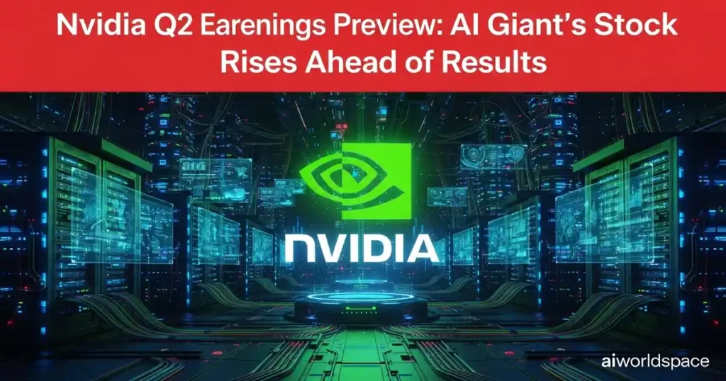 Nvidia’s Stock Climbs Ahead of Q2 Results