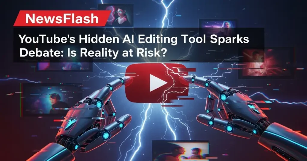 a robot touching a red button