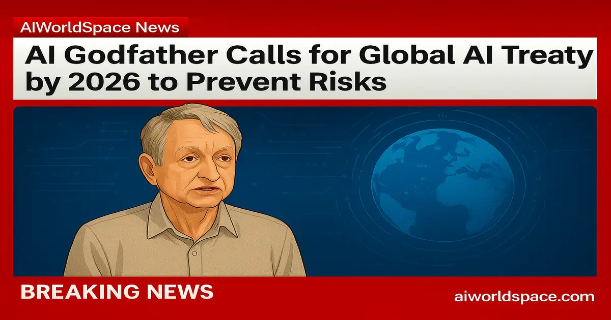 AI Godfather Calls for Global AI Treaty by 2026 to Prevent Risks