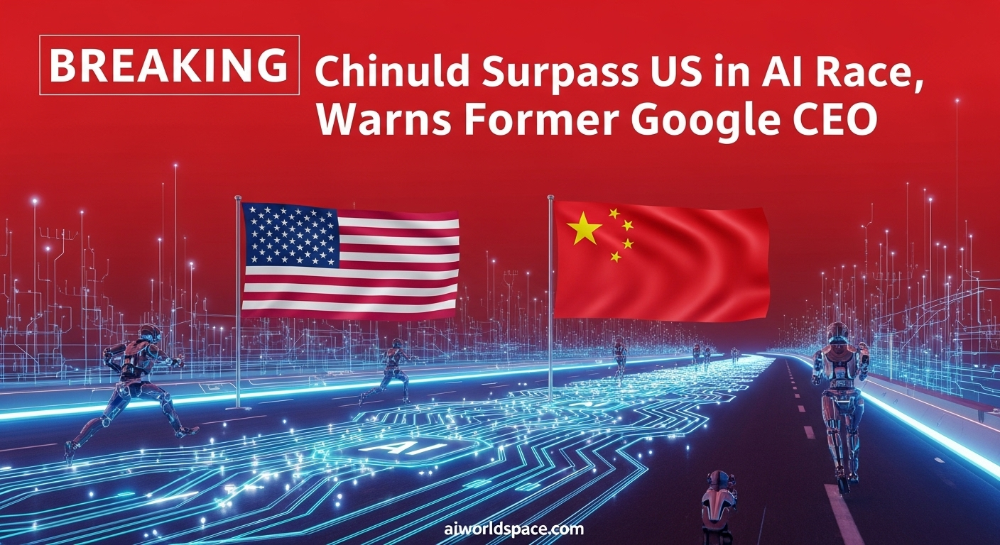 China Could Surpass US in AI Race, Warns Former Google CEO