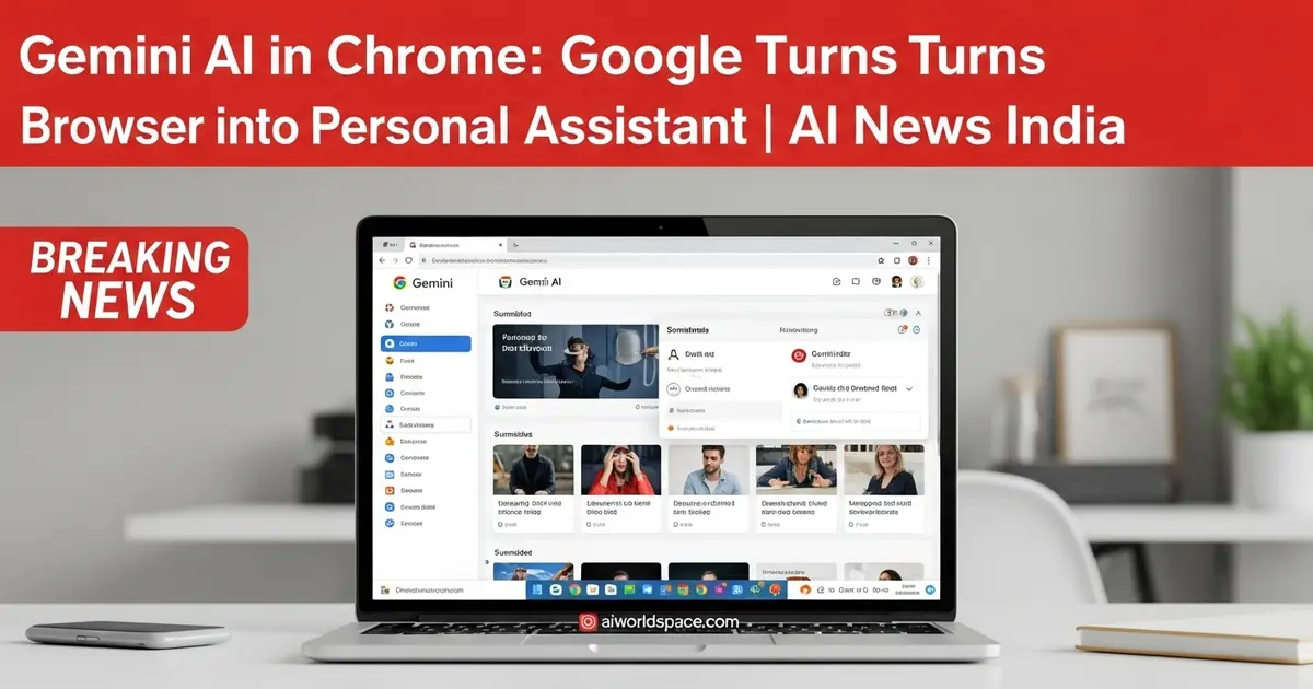 Gemini AI in Chrome Google Turns Browser into Personal Assistant