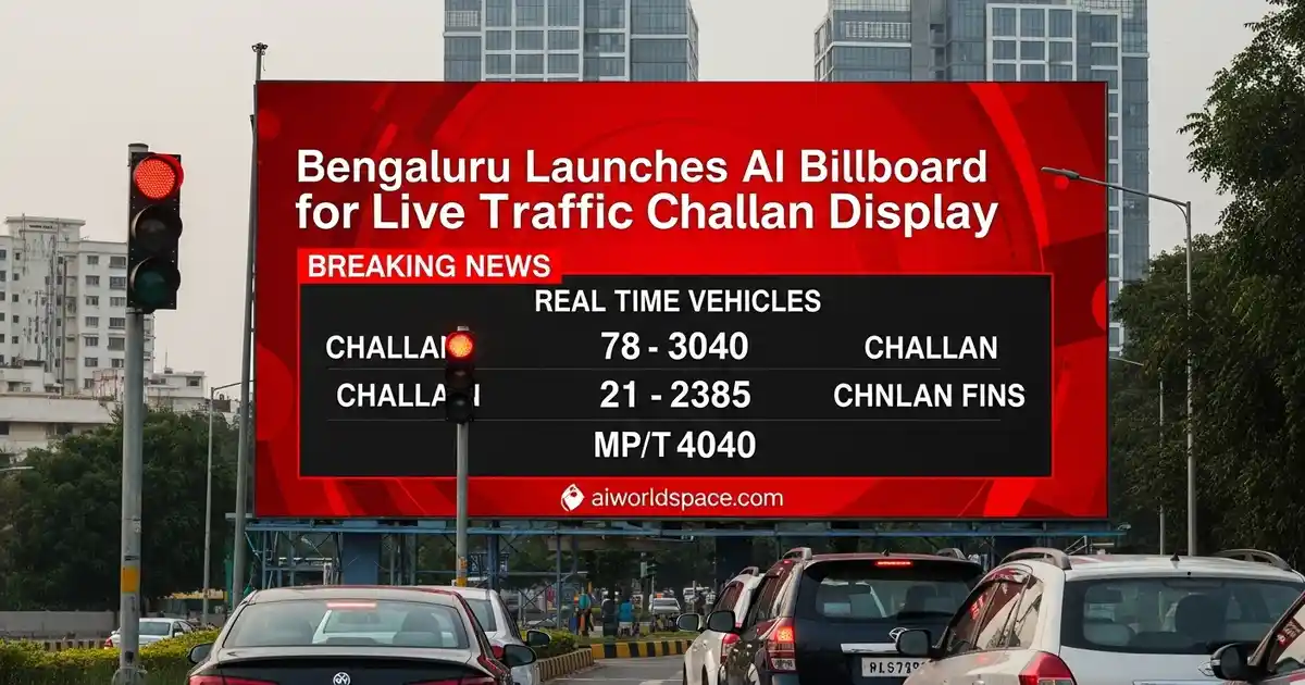 Bengaluru Launches AI Billboard for Live Traffic Challan Display