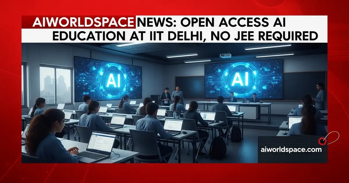 IIT Delhi Launches AI Course Without JEE