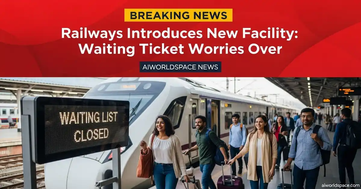 Railways Introduces New Facility: Waiting Ticket Worries Over