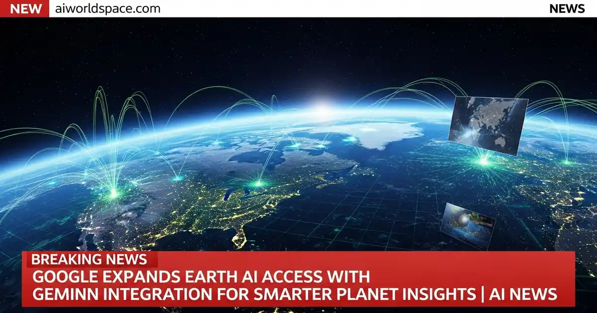 Google Earth AI using satellite data and Gemini model for environmental and urban insights
