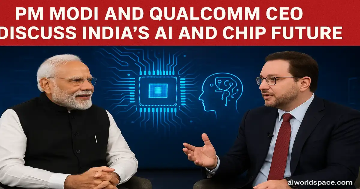 PM Modi and Qualcomm CEO Discuss India’s AI and Chip Future