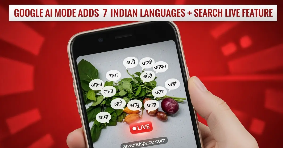 Google AI Mode Adds 7 Indian Languages + Search Live Feature