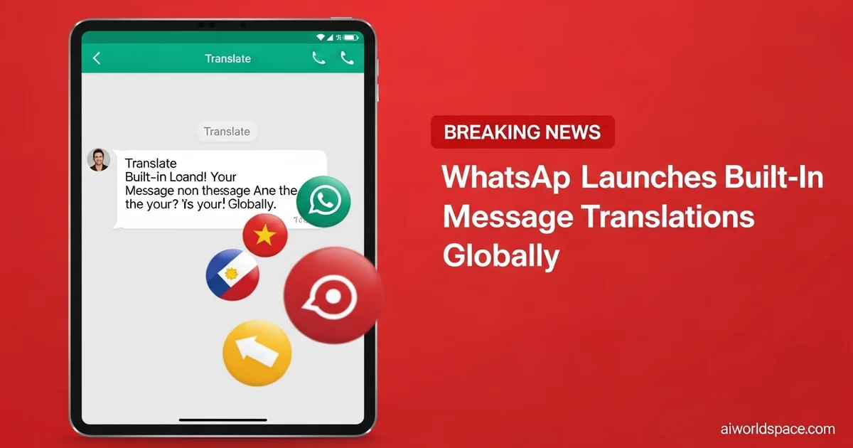 WhatsApp Launches Built-In Message Translations Feature Globally