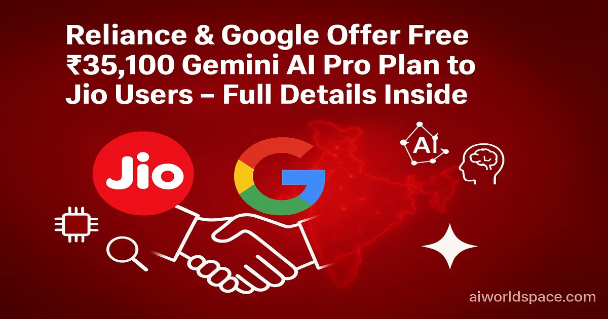 Reliance Google AI partnership